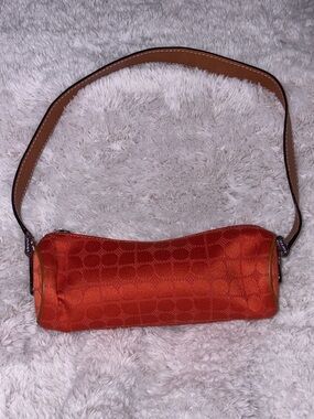 Kate Spade Orange Dot Noel Mini Barrel Bag